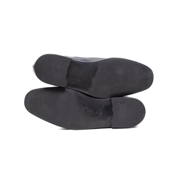 Authentic Gucci Men's Black Leather Brogue Oxford Dress Shoes – UK 8 / US 9 - Picture 6 of 15